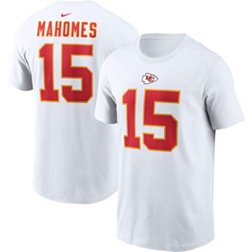 Nike Men's Kansas City Chiefs Patrick Mahomes #15 White T-Shirt