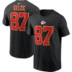 Nike Men's Kansas City Chiefs Travis Kelce #87 Black T-Shirt
