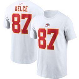 Nike Men's Kansas City Chiefs Travis Kelce #87 White T-Shirt