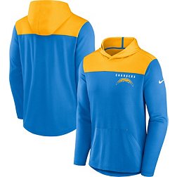 Nike Men's Los Angeles Chargers Alternate Blue Hooded Long Sleeve T-Shirt