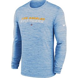 Nike Men's Los Angeles Chargers Sideline Velocity Blue Long Sleeve T-Shirt