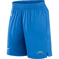 Nike Men's Los Angeles Chargers Sideline Knit Blue Shorts