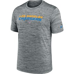 Nike Men's Los Angeles Chargers Sideline Velocity Grey T-Shirt