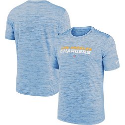 Nike Men's Los Angeles Chargers Sideline Velocity Blue T-Shirt