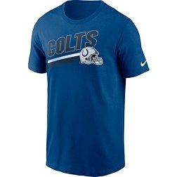 Nike Men's Indianapolis Colts Blitz Helmet Blue T-Shirt