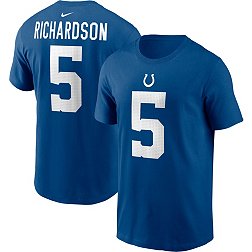 Men's Pro Standard Anthony Richardson Royal Indianapolis Colts Mesh Baseball  Button-Up T-Shirt