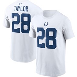 Nike Men's Indianapolis Colts Jonathan Taylor #28 White T-Shirt