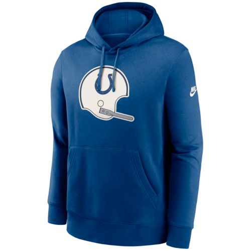 Nike Men's Indianapolis Colts Gym Blue Sleeveless Hoodie