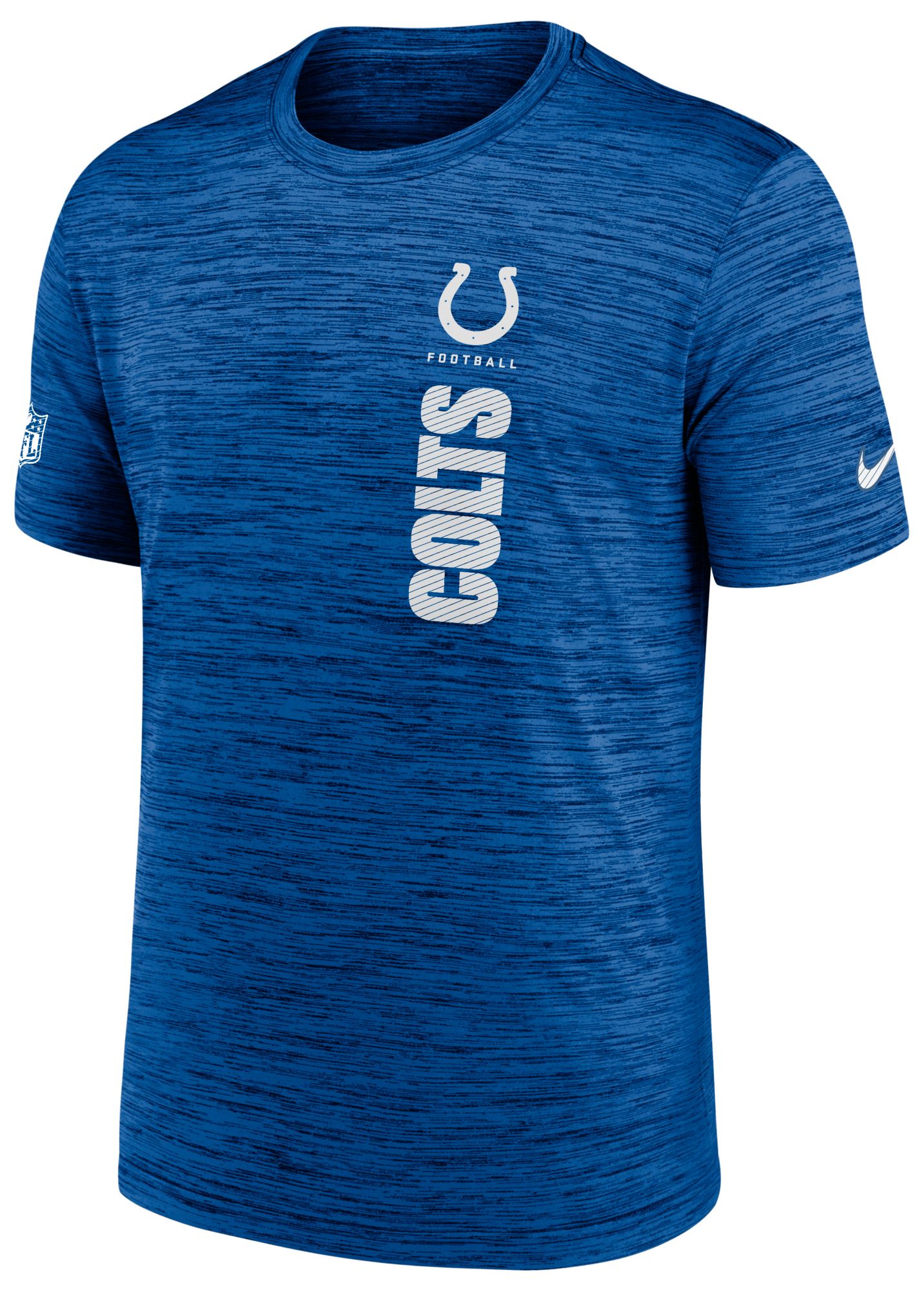 Nike Men's Indianapolis Colts Sideline Velocity Gym Blue T-Shirt
