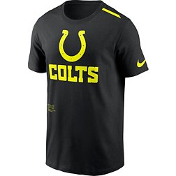 Nike Men's Indianapolis Colts 2023 Volt Black T-Shirt