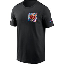 Nike Men's Washington Commanders 2023 Crucial Catch Sideline Black T-Shirt