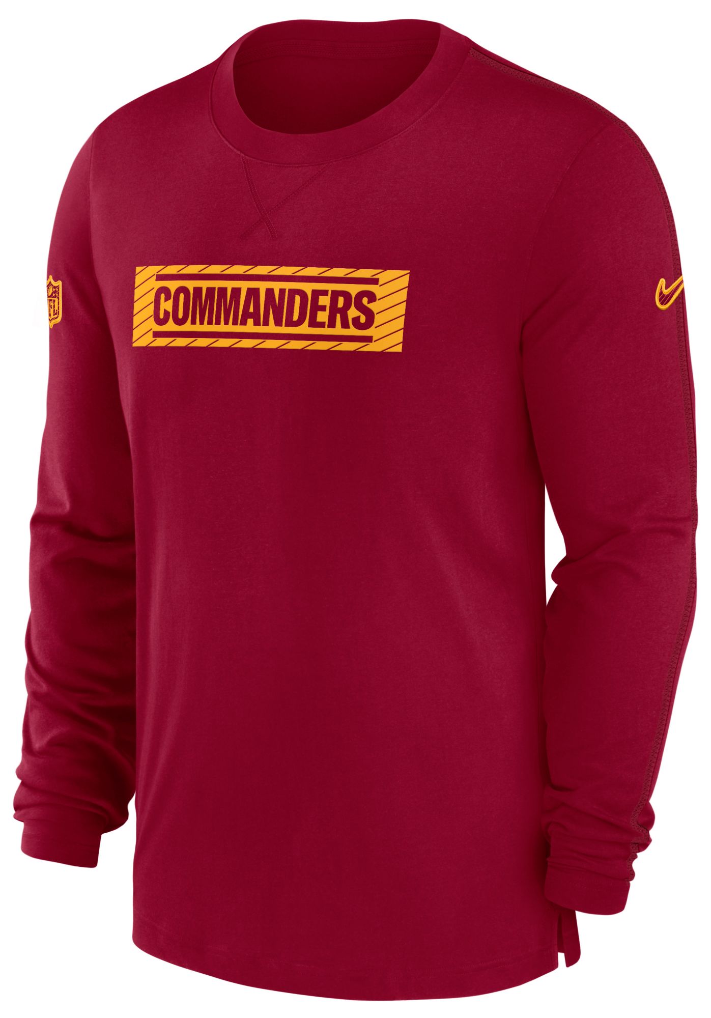 Nike Men's Washington Commanders Sideline Player Team Red Long Sleeve T-Shirt