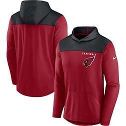 Nike Men's Arizona Cardinals Alternate Red Hooded Long Sleeve T-Shirt