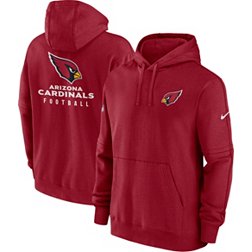 Nike Men's Arizona Cardinals 2023 Sideline Club Red Pullover Hoodie