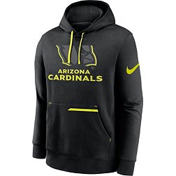 Nike Men's Arizona Cardinals 2023 Volt Black Pullover Hoodie