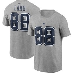 Nike Men's Dallas Cowboys CeeDee Lamb #88 Grey T-Shirt