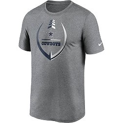 Nike Men's Dallas Cowboys Legend Icon Grey T-Shirt