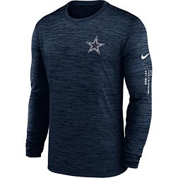 Nike Men's Dallas Cowboys Velocity Long Sleeve Navy T-Shirt