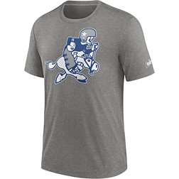 Nike Men's Dallas Cowboys Rewind Logo Grey T-Shirt