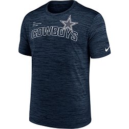 Nike Men's Dallas Cowboys Outline Velocity Navy T-Shirt