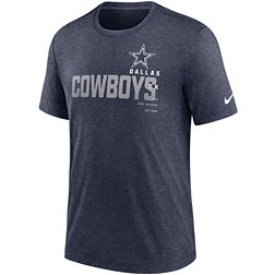 Nike Men's Dallas Cowboys Team Name Tri-Blend Black T-Shirt
