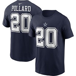 Nike Men's Dallas Cowboys Tony Pollard #20 Navy T-Shirt