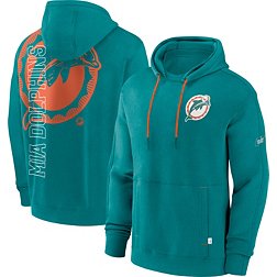 Nike Men's Miami Dolphins Long Sleeve Aqua Pullover Hoodie