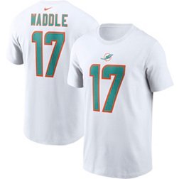 Nike Men's Miami Dolphins Jaylen Waddle #17 White T-Shirt