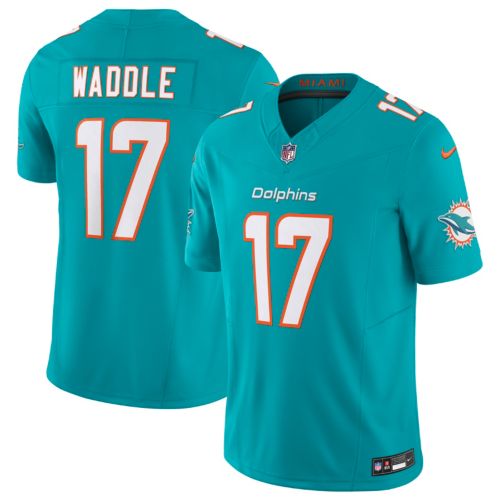 [最終価格] 新品Waddle #17 マイアミドルフィンズ　ジャージ NFL Nike Men's Miami Dolphins Jaylen Waddle #17 Aqua Game Jersey