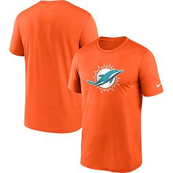 Nike Men's Miami Dolphins Legend Logo Orange T-Shirt
