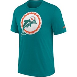 Nike Men's Miami Dolphins Rewind Logo Aqua T-Shirt
