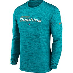 Nike Men's Miami Dolphins Sideline Velocity Green Long Sleeve T-Shirt