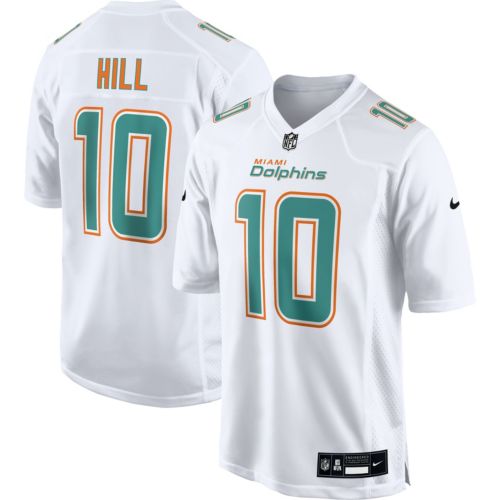 Nike Men's Miami Dolphins Jaylen Waddle #17 Aqua Game Jersey