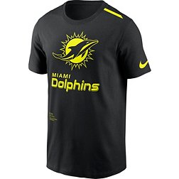 Nike Men's Miami Dolphins 2023 Volt Black T-Shirt