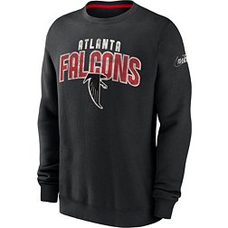 Nike Men's Atlanta Falcons Rewind Shout Black Crew Sweatshirt