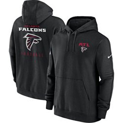 Nike Men's Atlanta Falcons 2023 Sideline Club Black Pullover Hoodie