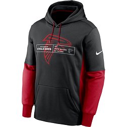 Nike Men's Atlanta Falcons Overlap Club Black Pullover Hoodie