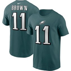 Nike Men's Philadelphia Eagles A.J. Brown #11 Green T-Shirt