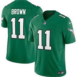 Nike Men's Philadelphia Eagles A.J. Brown #11 Vapor F.U.S.E. Limited Alternate Kelly Green Jersey