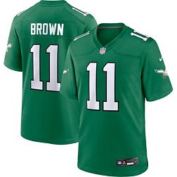 Nike Men's Philadelphia Eagles A.J. Brown #11 Alternate Kelly Green Game Jersey
