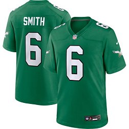 Nike Men's DeVonta Smith Midnight Green Philadelphia Eagles Super Bowl LVII  Patch Game Jersey