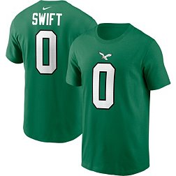 Nike Men's Philadelphia Eagles D'Andre Swift #0 Kelly Green T-Shirt