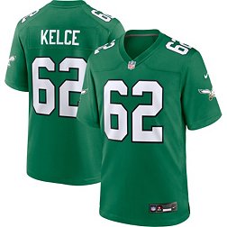 Nike Men's Philadelphia Eagles Jason Kelce #62 Alternate Kelly Green Game Jersey