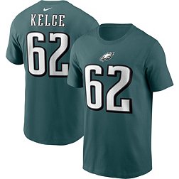 Nike Men's Philadelphia Eagles Jason Kelce #62 Green T-Shirt