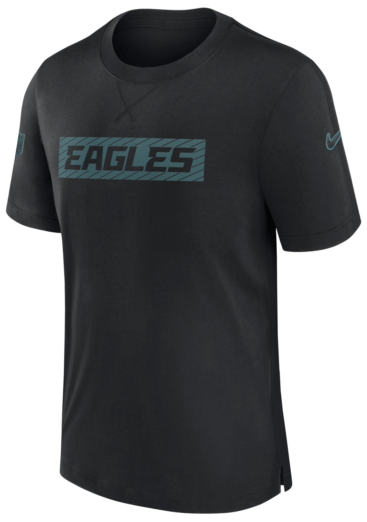 Nike Men's Philadelphia Eagles Sideline Player Black Long Sleeve T-Shirt