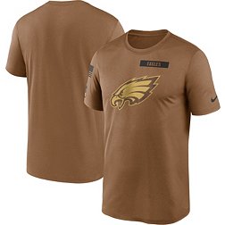 Nike Men's Philadelphia Eagles 2023 Salute to Service Brown Legend T-Shirt