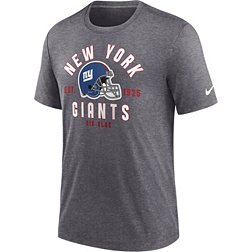 Nike Men's New York Giants Blitz Stacked Dark Grey Heather T-Shirt
