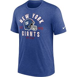 Nike Men's New York Giants Blitz Stacked Blue T-Shirt