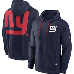 Nike Men's New York Giants Long Sleeve Navy Pullover Hoodie