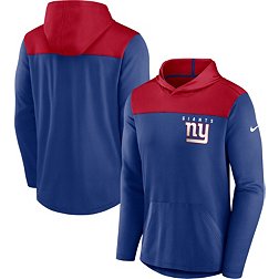 Nike Men's New York Giants Alternate Roayl Hooded Long Sleeve T-Shirt